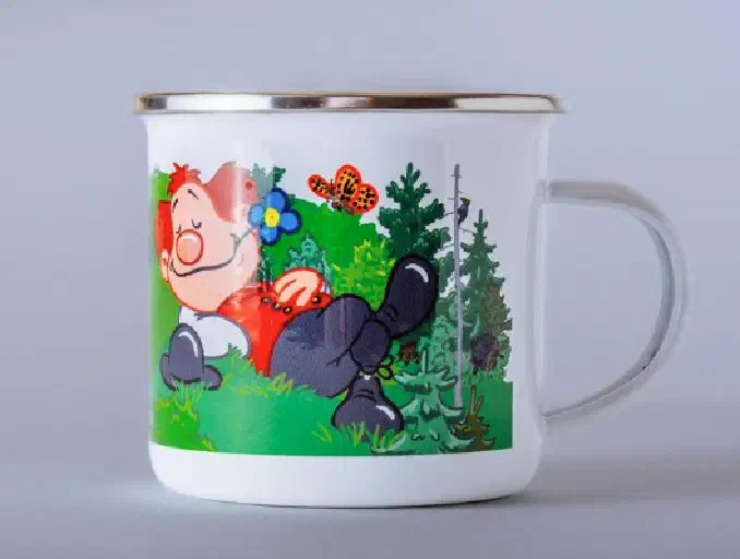 Emaille Tasse